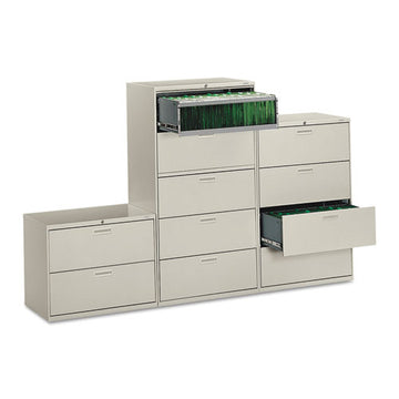 HON® 500 Series Lateral File, 4 Legal-letter-size File Drawers, Black, 30" X 19.25" X 53.25" freeshipping - TVN Wholesale